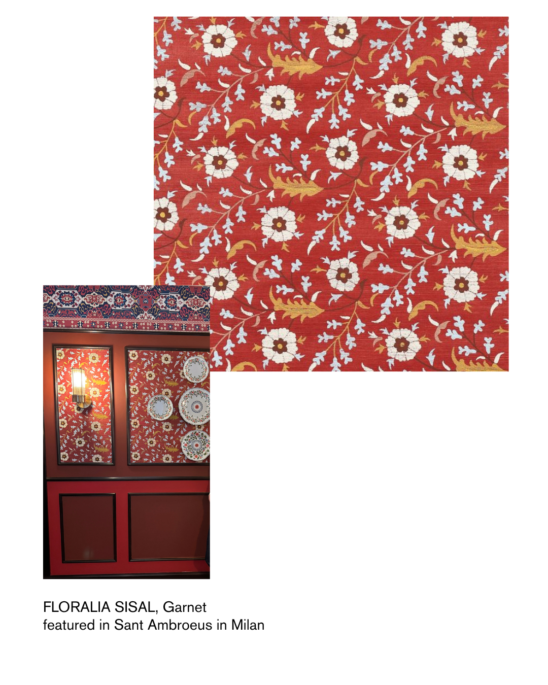 FLORALIA SISAL in GARNET