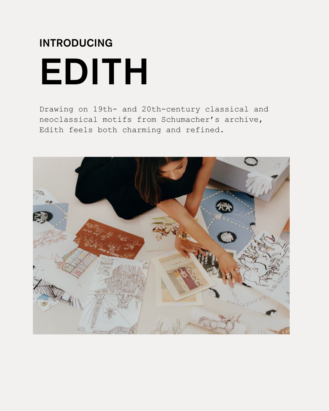 EDITH, an archival design reimagined by BACKDROP