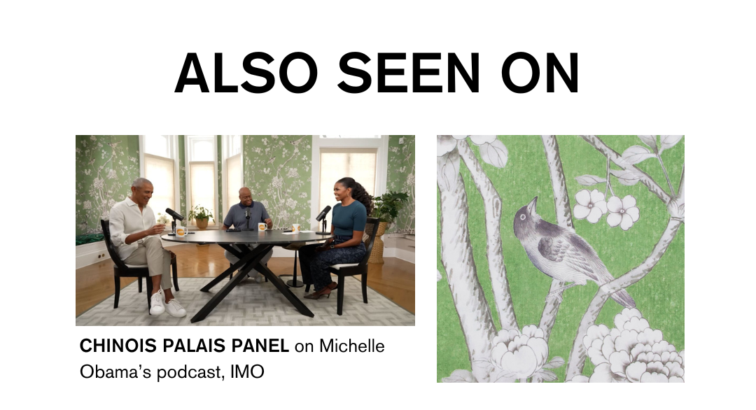 CHIOIS PALAIS PANEL, the Obamas' backdrop