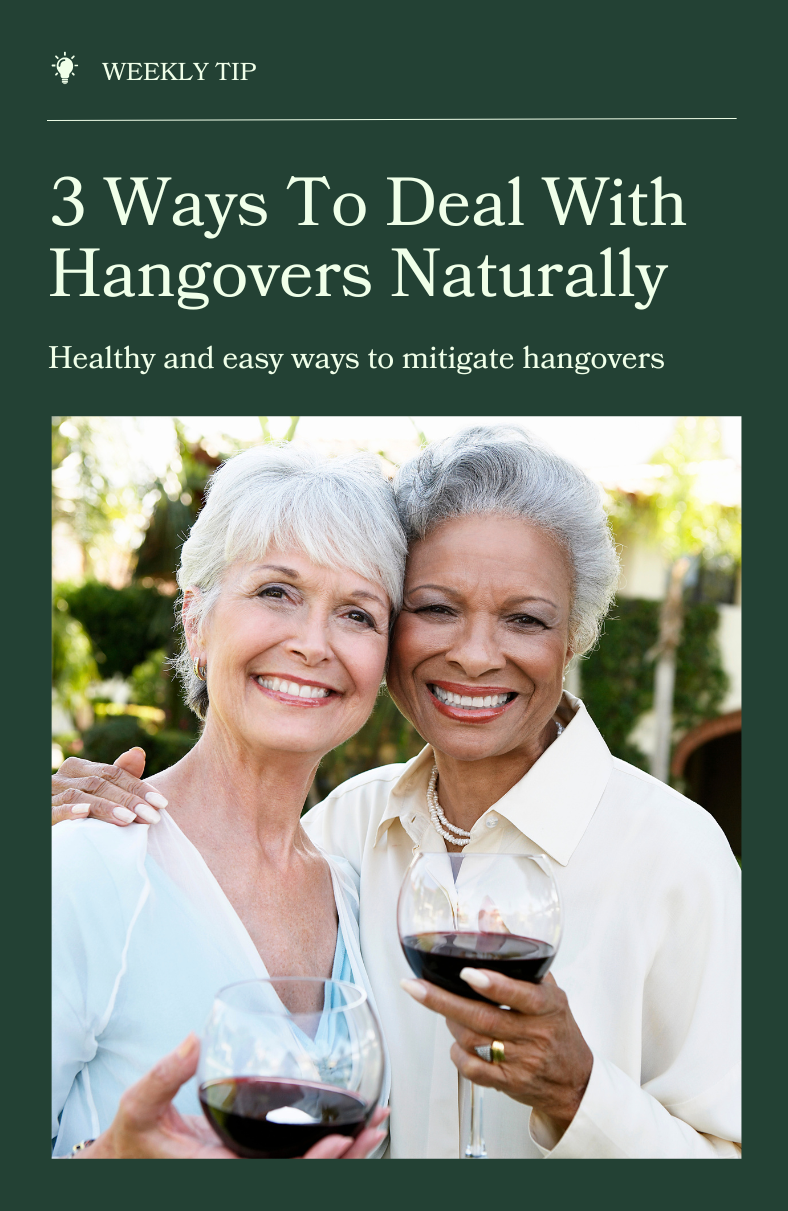 3 Ways To Deal With Hangovers Naturally. Healthy and easy ways to mitigate hangovers