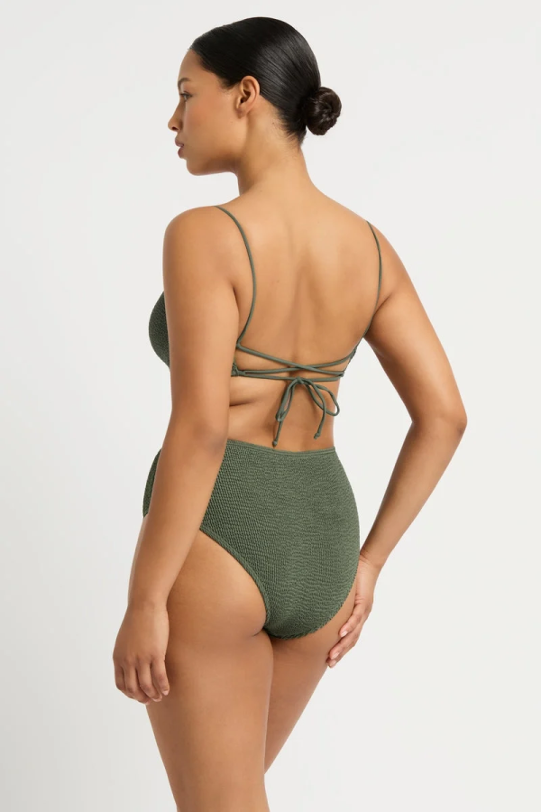 Selena Crop Khaki Eco