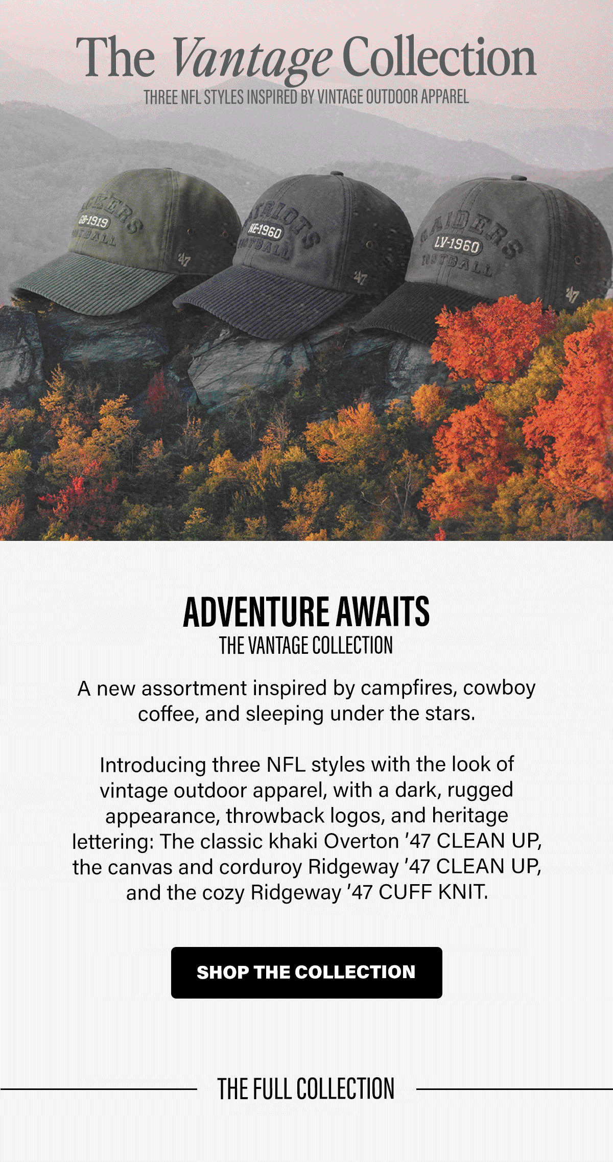 Outdoors Inspired The Vantage Collection 47brand