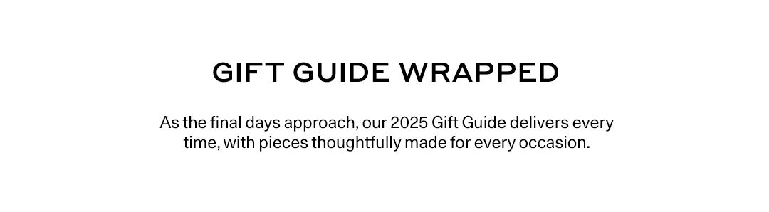 Holiday Gift Guide Wrapped