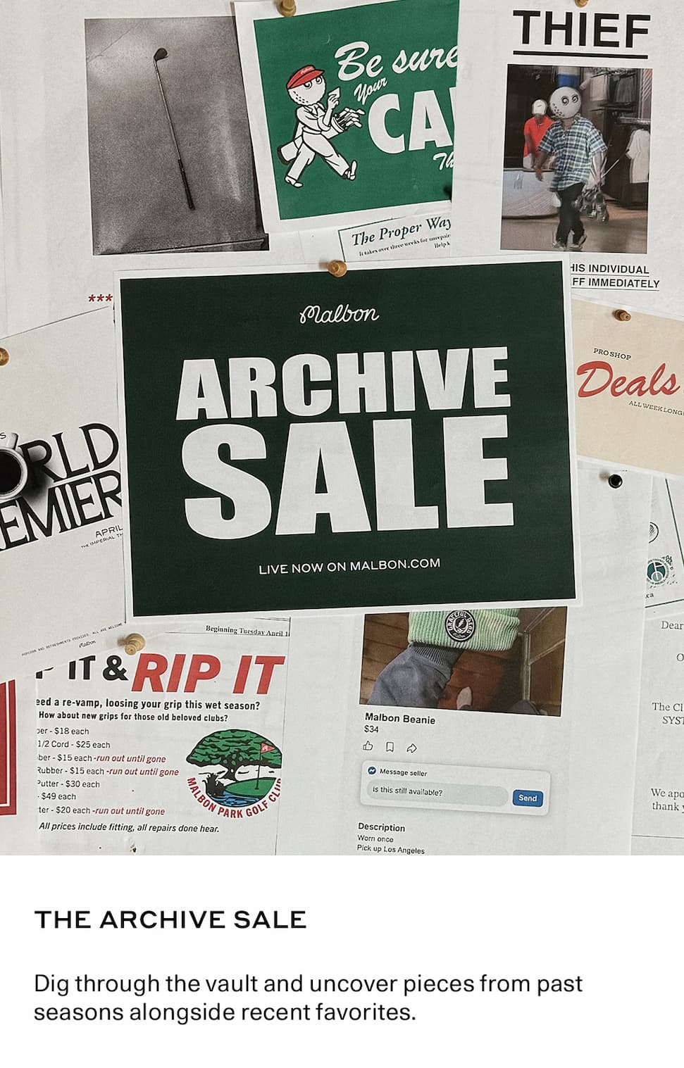 Malbon + Archive Sale Launch PM