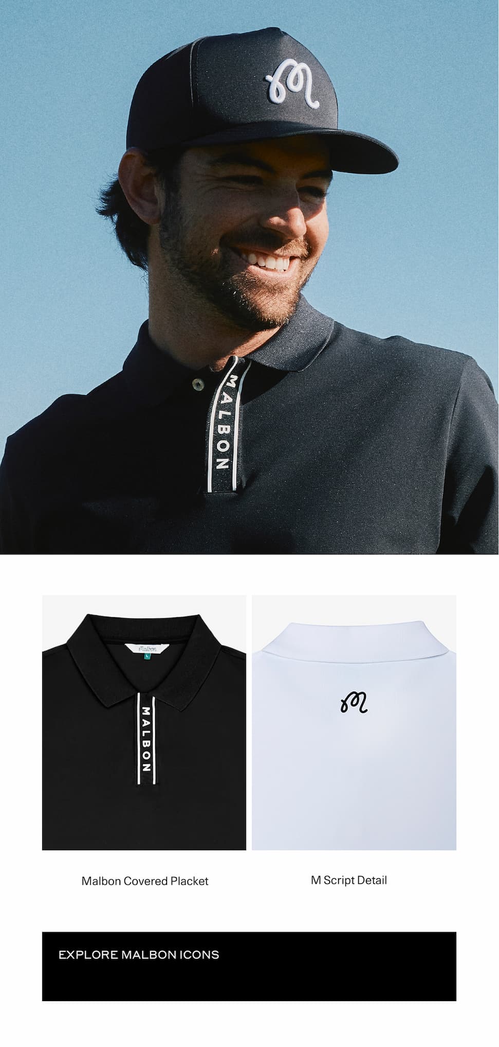 Block Placket Polo