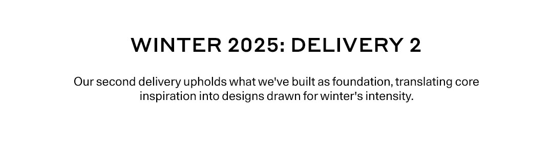 Winter 2025 Delivery 2