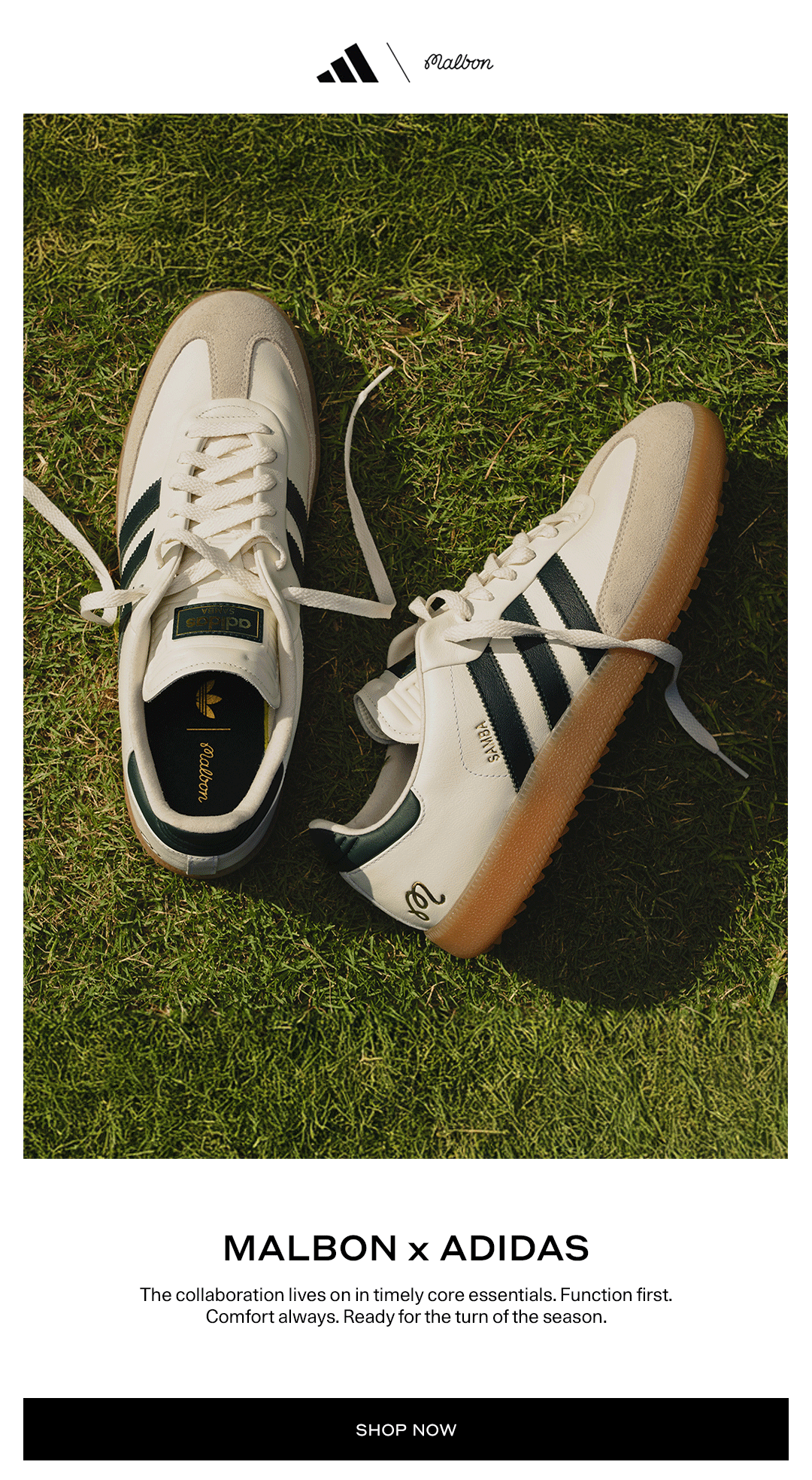 Malbon x adidas collaboration