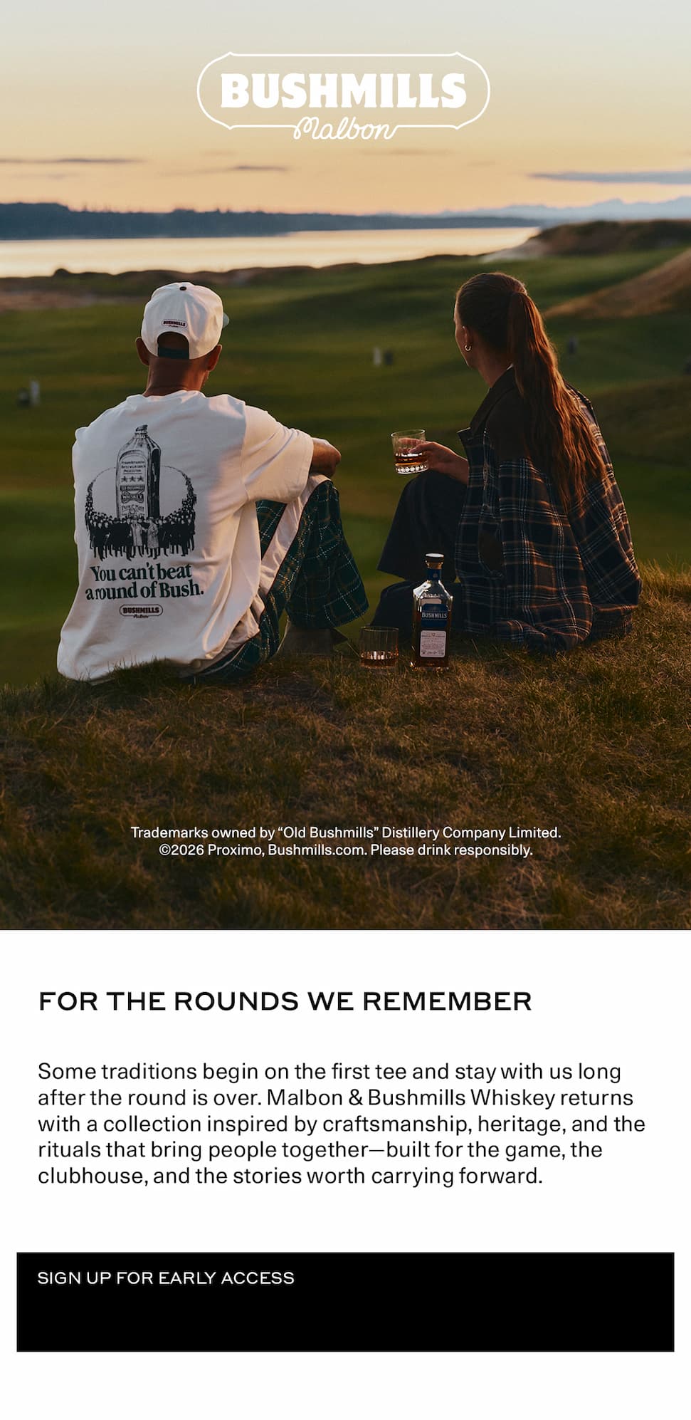 Bushmills Teaser Email