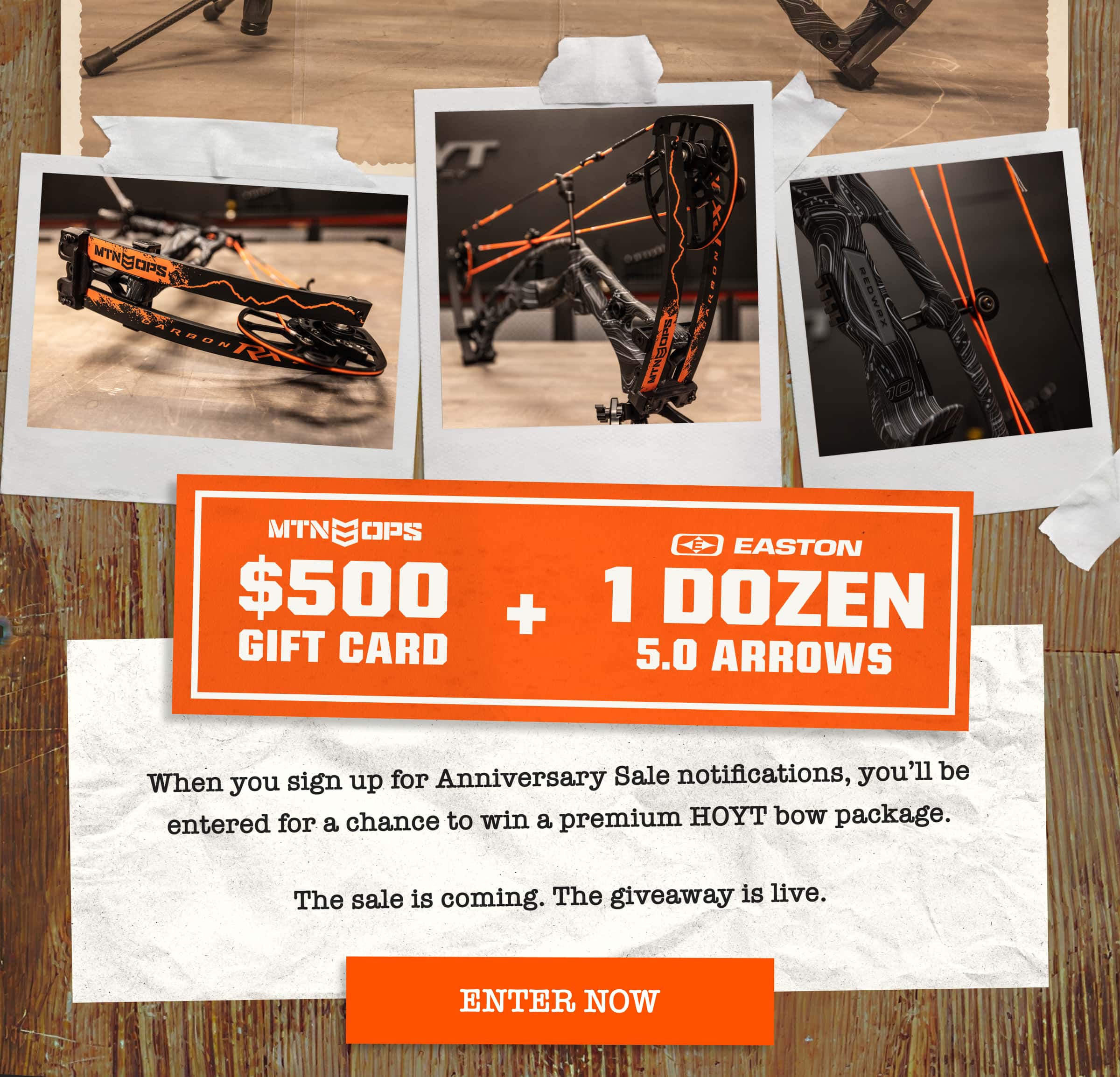 Enter to Win a 1 of 1 Hoyt Bow - GET ENTERED
