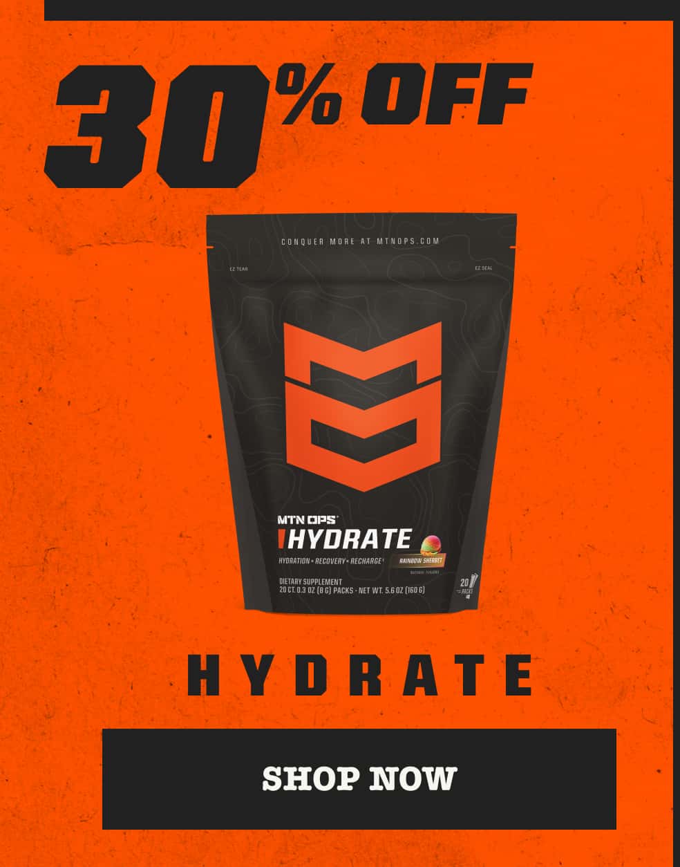 30% Off Hydrate - SHOP NOW