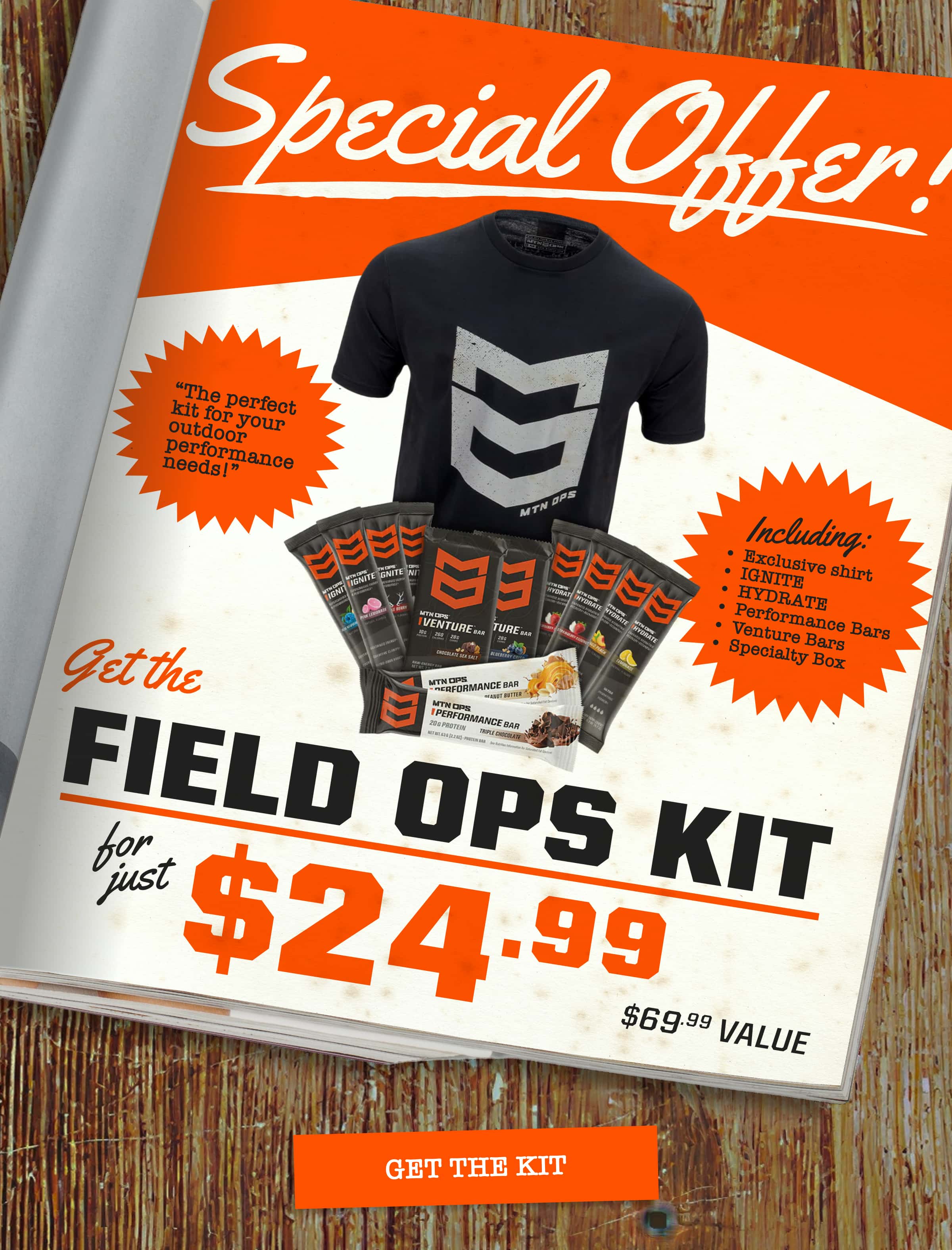 Get the Field OPS Kit For $24.99 ($69.99 Value) - SHOP NOW