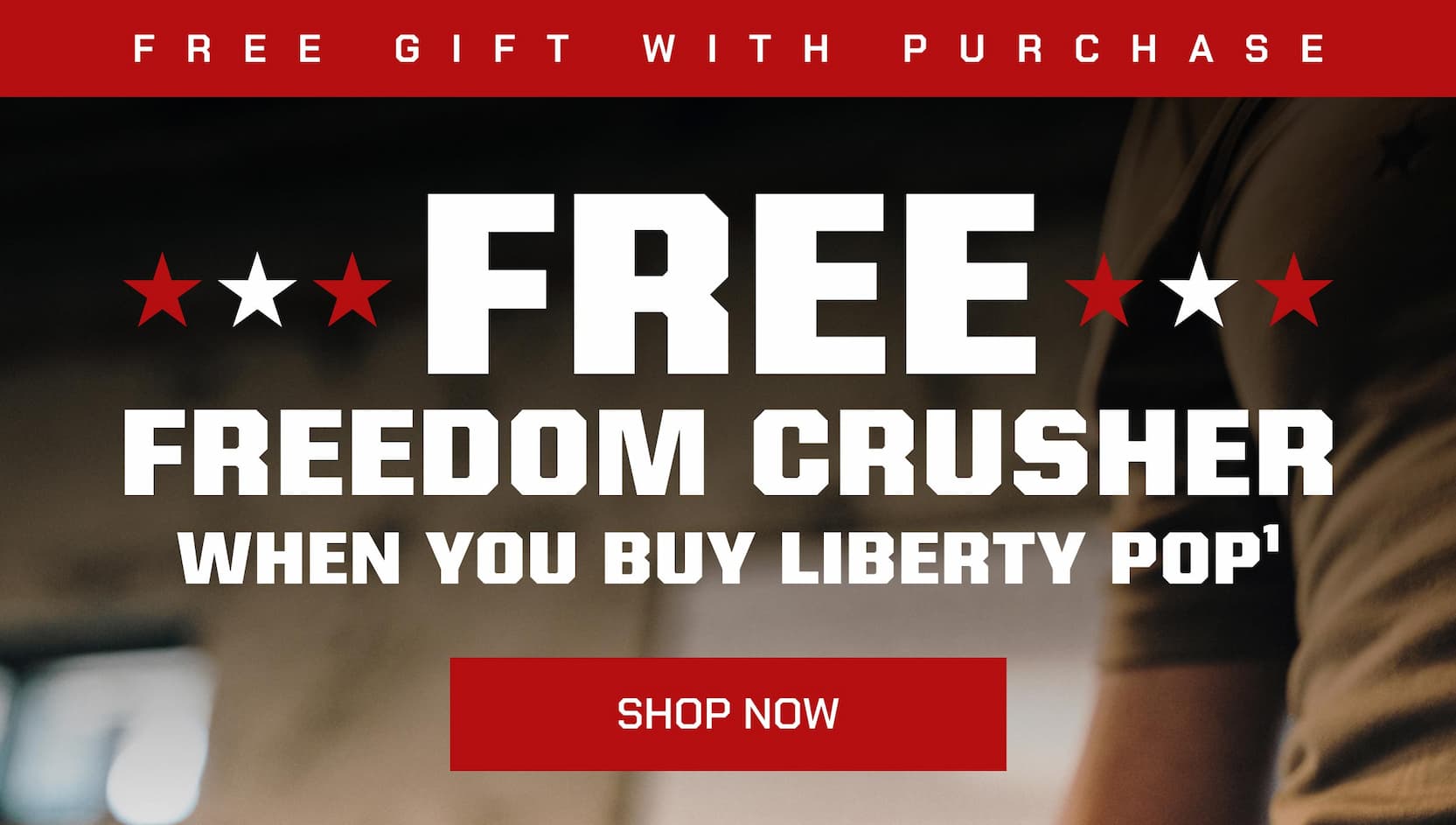 Free Freedom Crusher When You Buy Liberty Pop - SHOP NOW