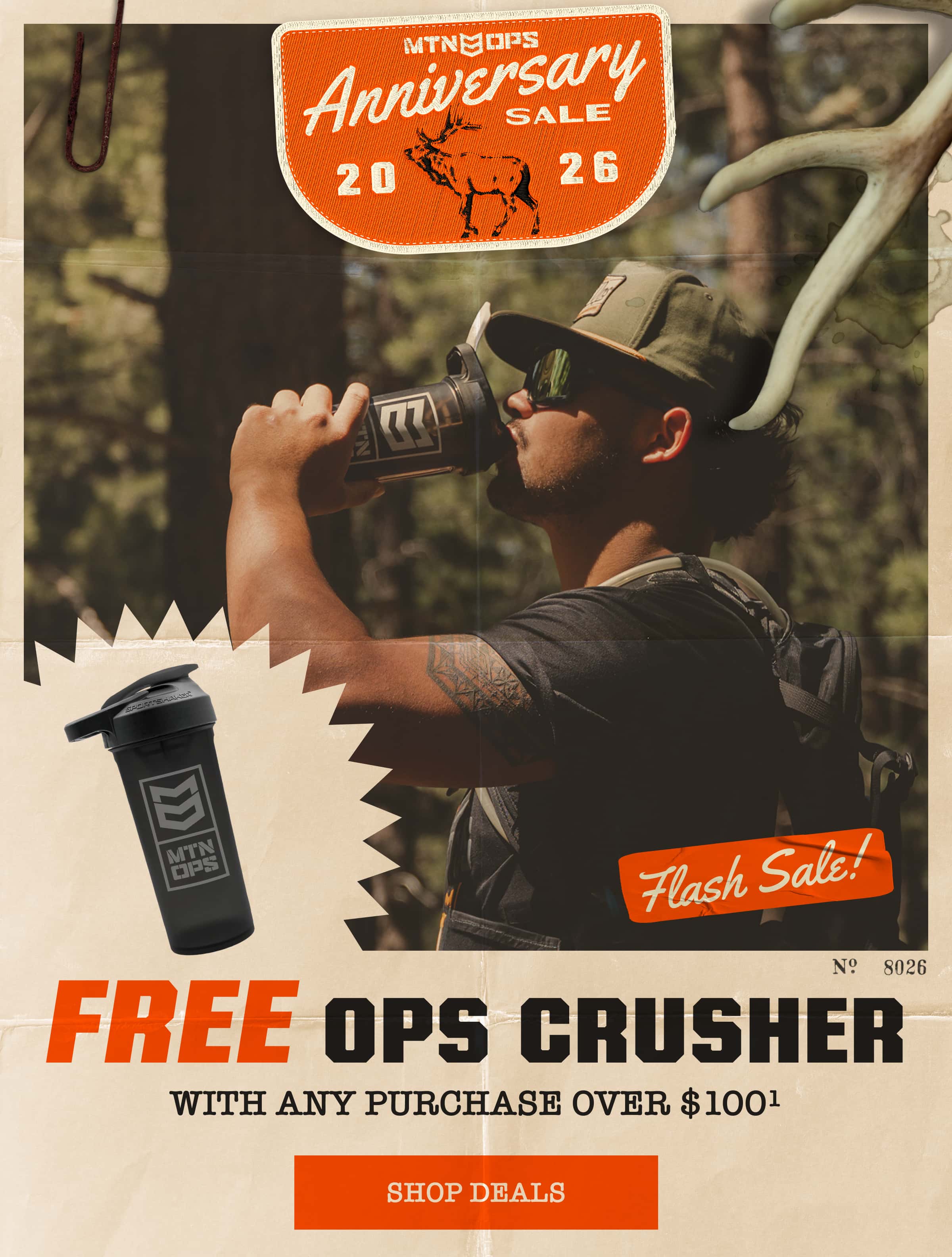 Flash Sale! Free OPS Crusher With Any $100+ Order - SHOP NOW