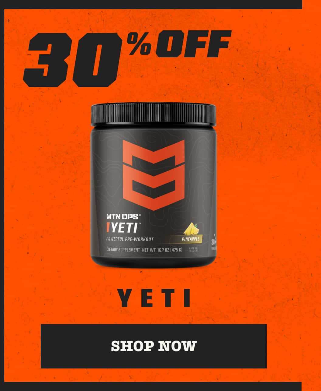 30% off Yeti - SHOP NOW