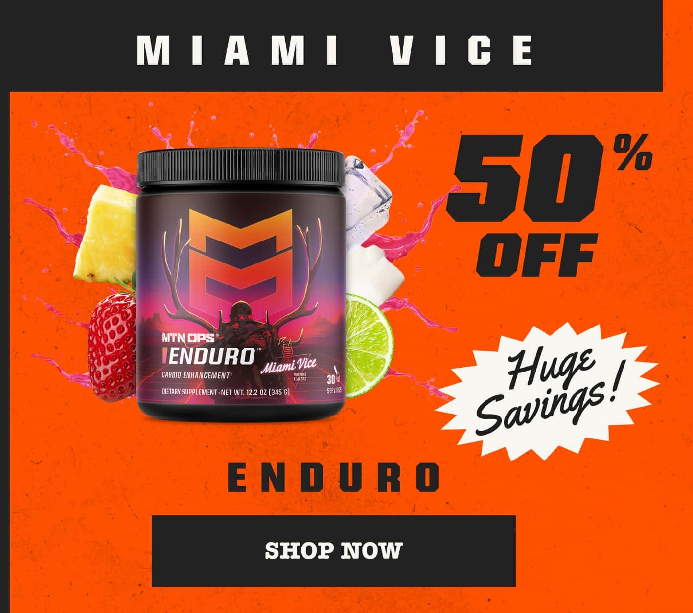 50% off Enduro (Miami Vice) - SHOP NOW