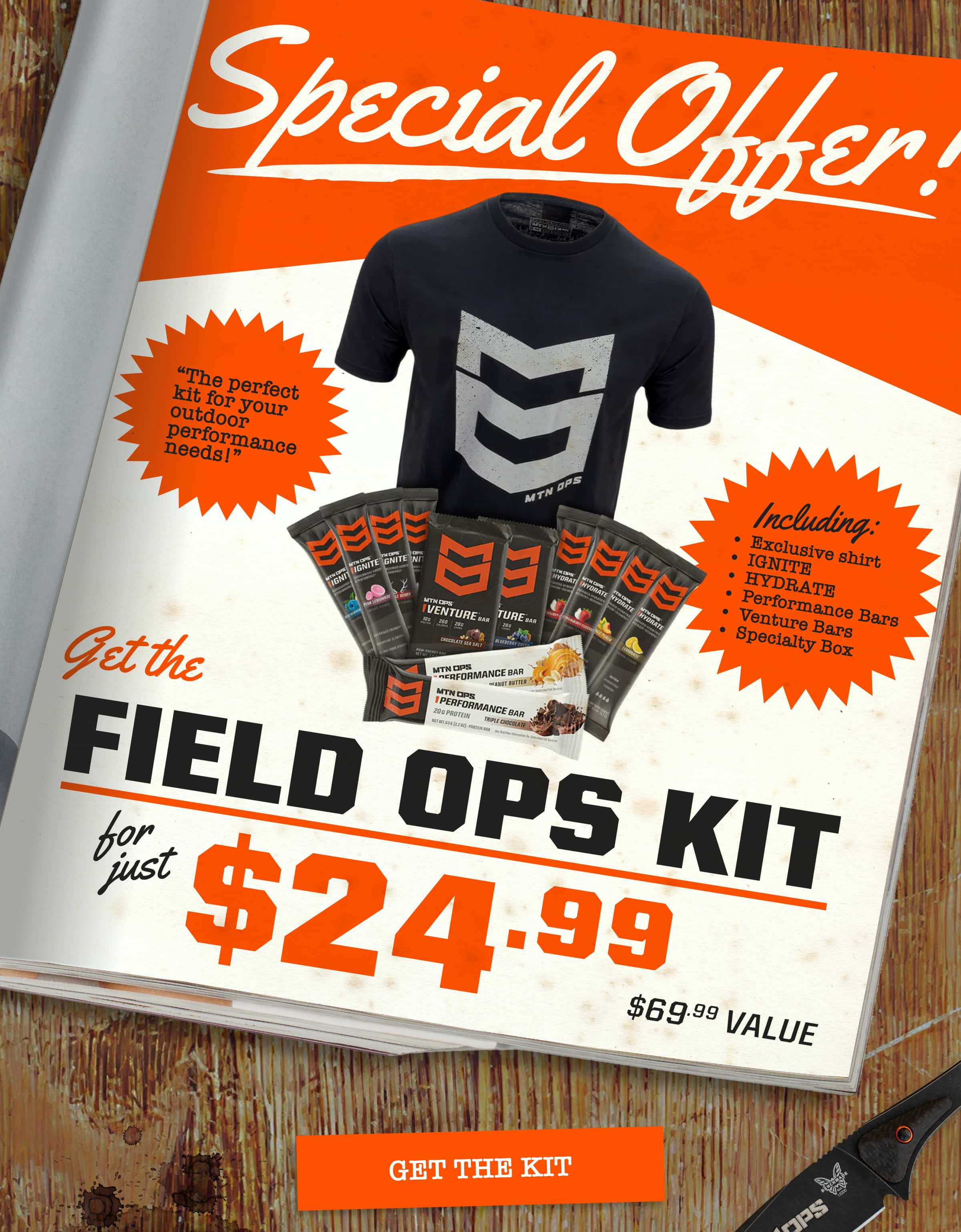 Get the Field OPS Kit For $24.99 ($69.99 Value) - SHOP NOW
