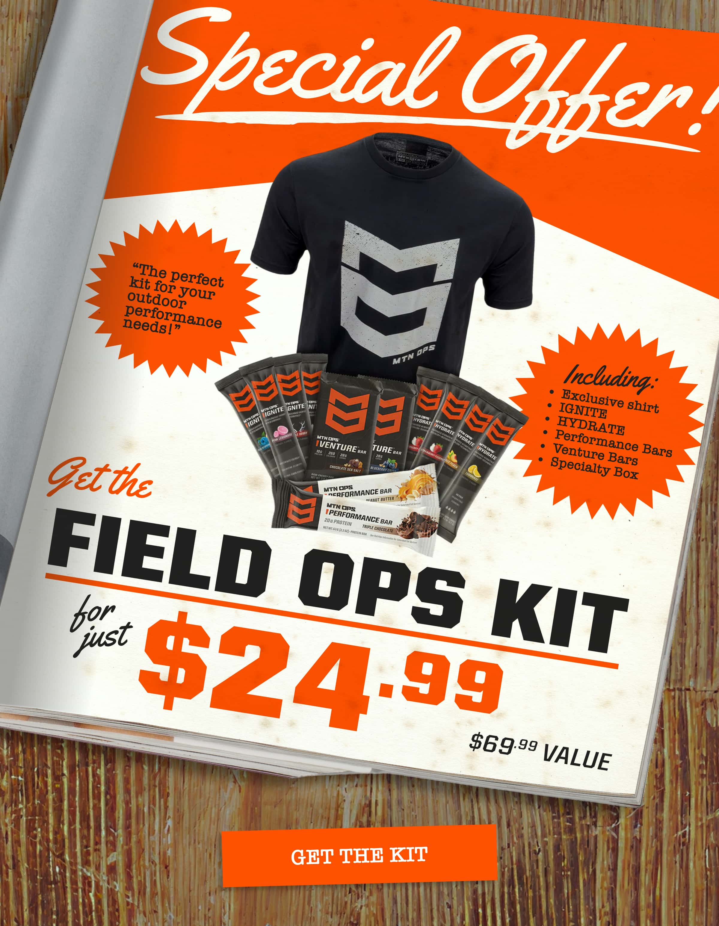 Get the Field OPS Kit For $24.99 ($69.99 Value) - SHOP NOW