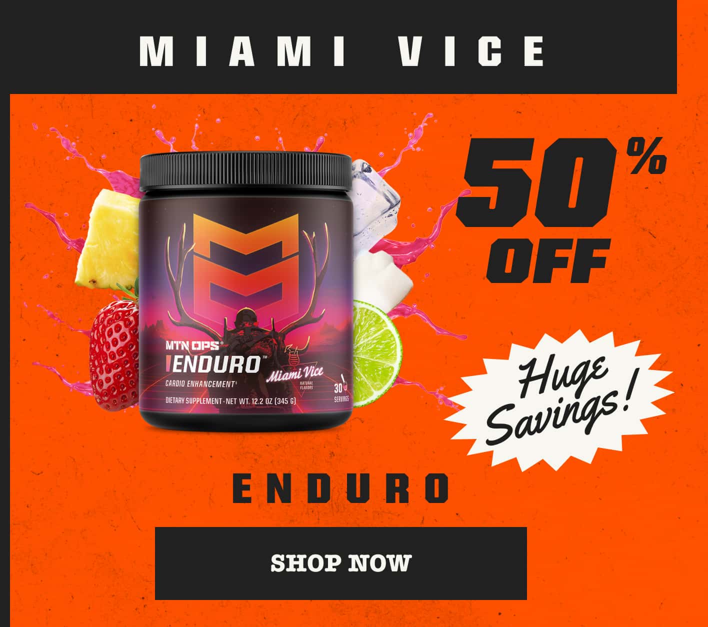 50% off Enduro (Miami Vice) - SHOP NOW