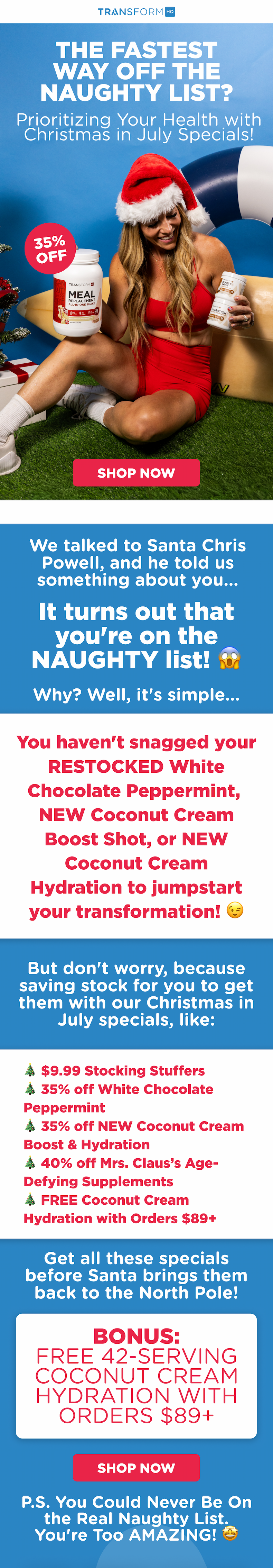 White Chocolate Peppermint Meal (jar)