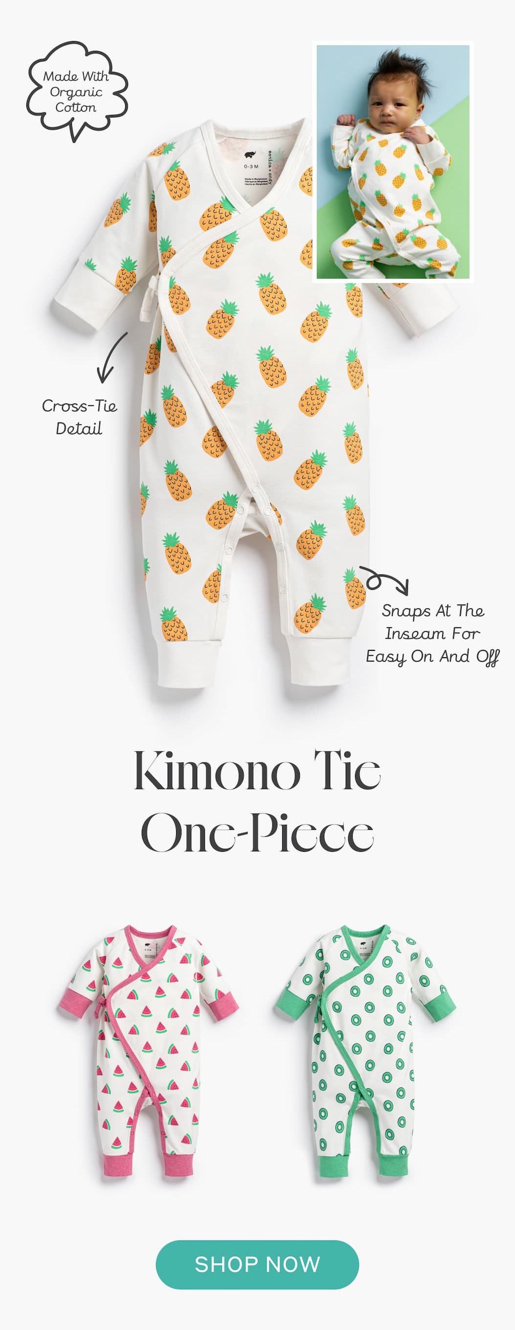 Kimono Tie One-Piece - Shop Now