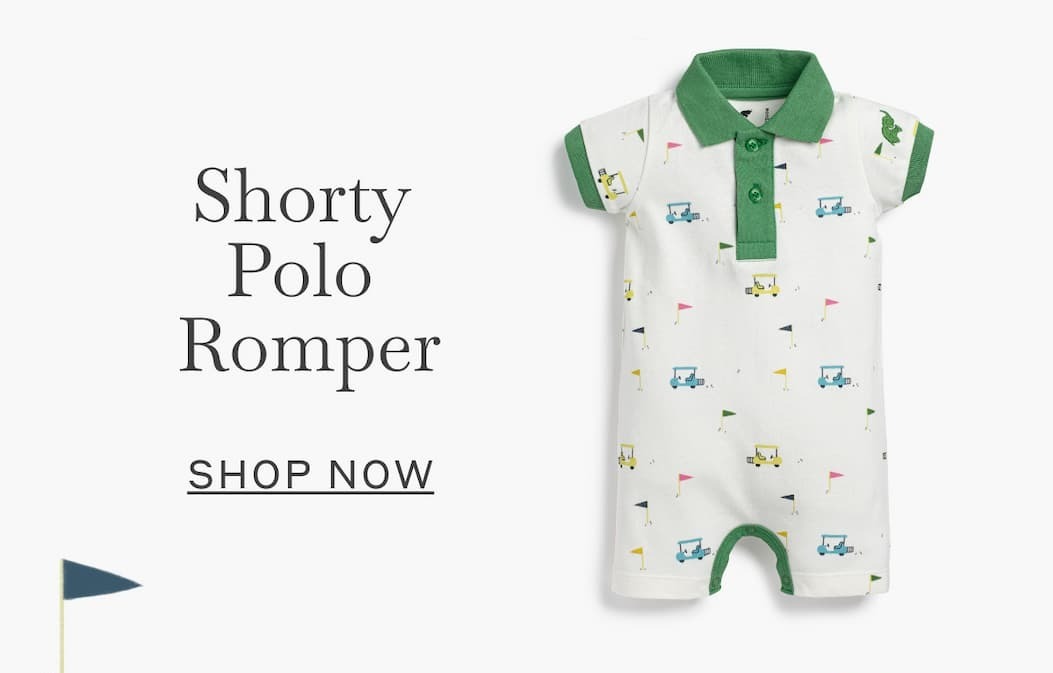 Shorty Polo Romper - Shop Now
