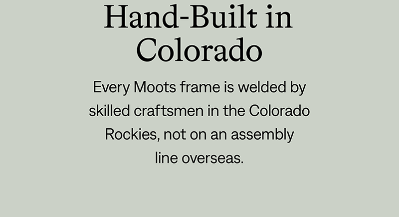 Shop Moots Bikes & Frames