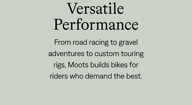 Shop Moots Bikes & Frames