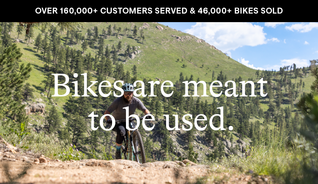 Bikes ar meant to be used.