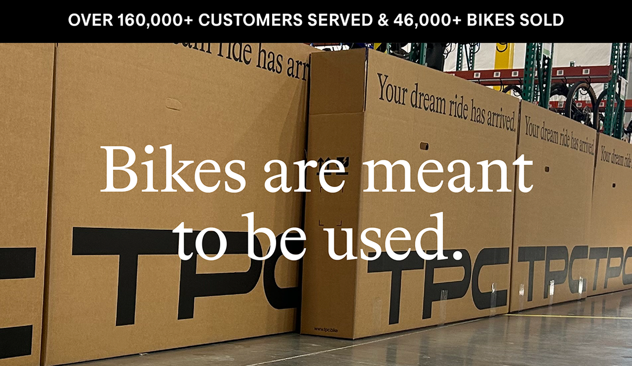 Bikes are meant to be used.