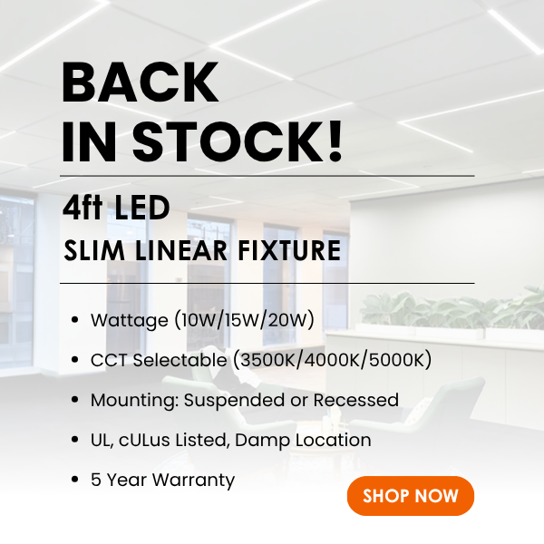 4ft Slim Linear Fixture