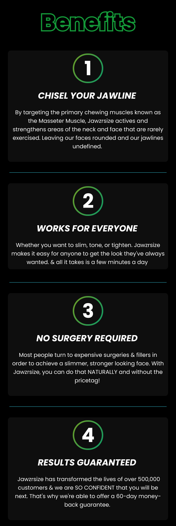 Nonsurgery face lift? Jawzrsize