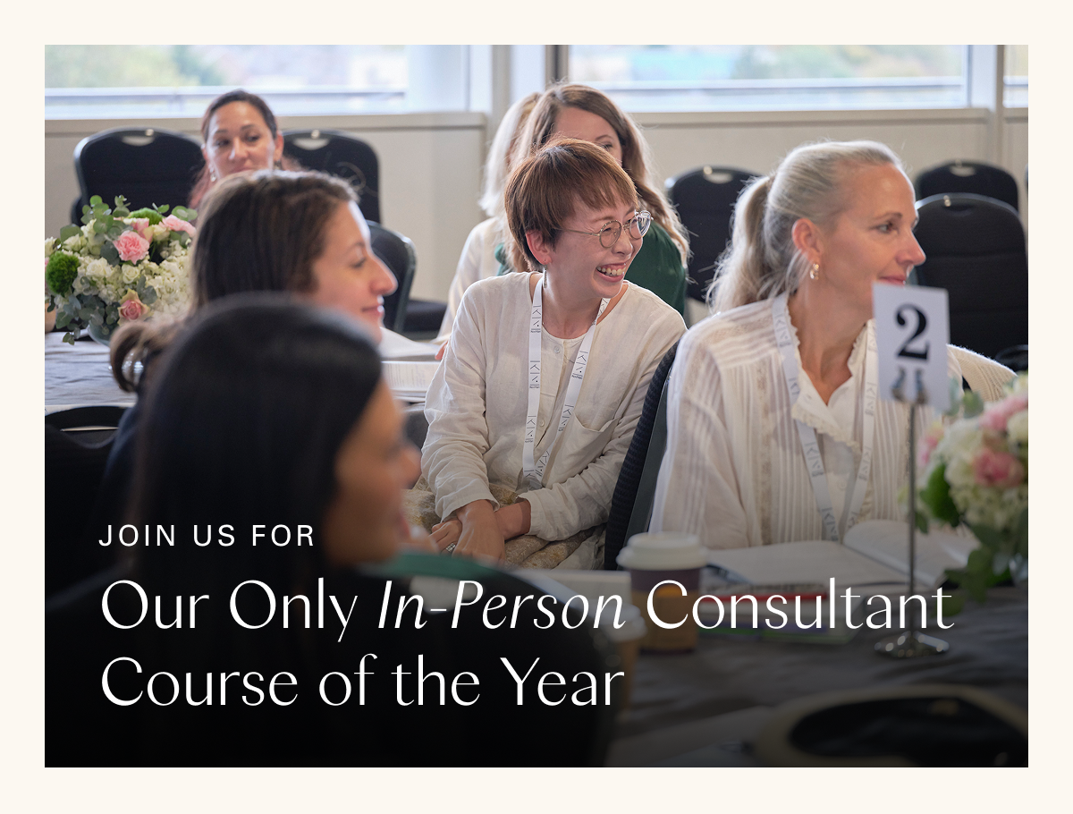 Join Us for Our Only In-Person Consultant Course of the Year 