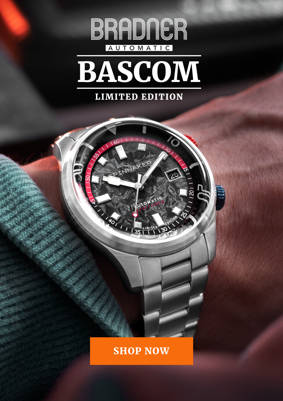 Limited Stock Alert Bradner Now Available! Spinnaker Watches
