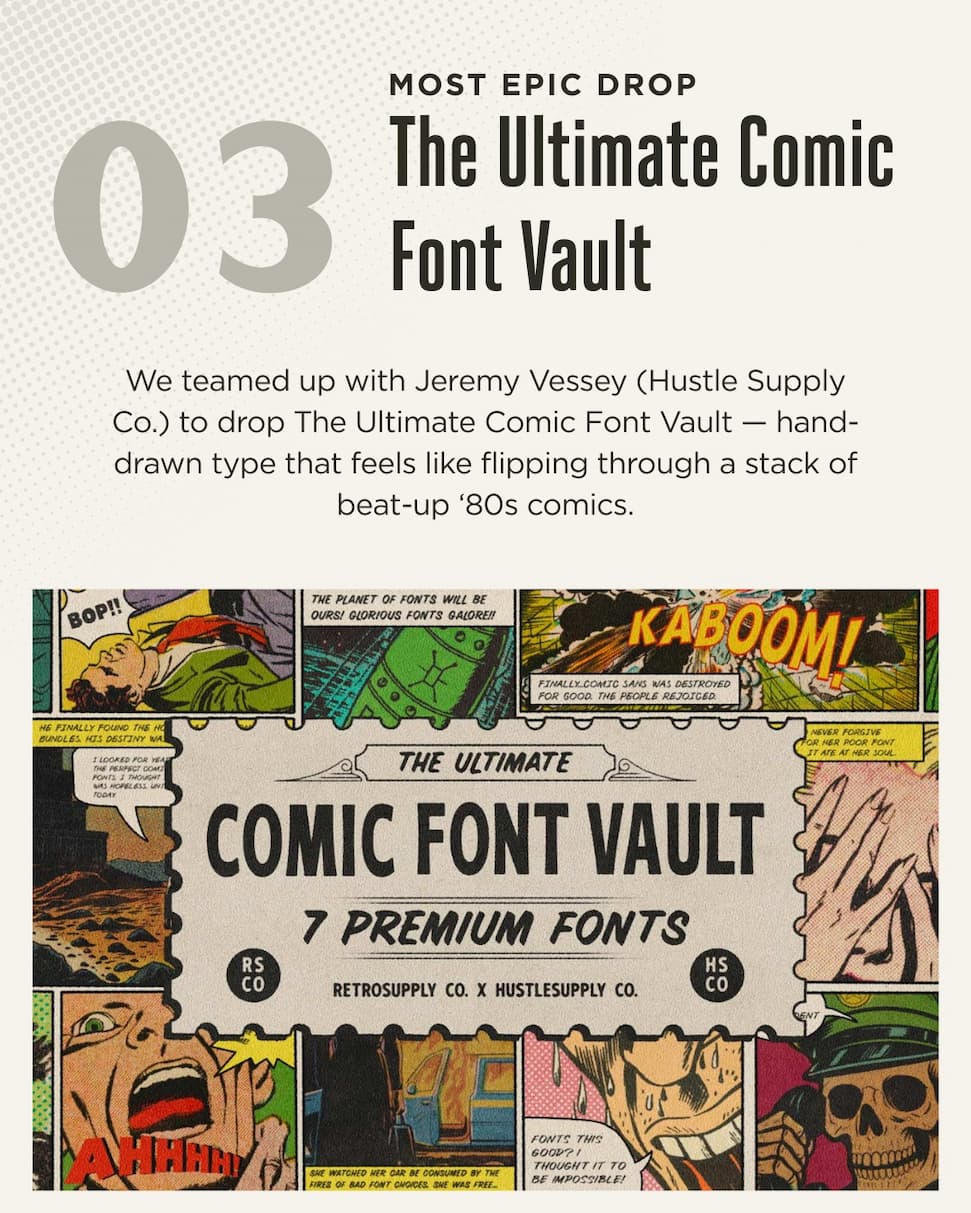 Most Epic Drop: The Ultimate Comic Font Vault