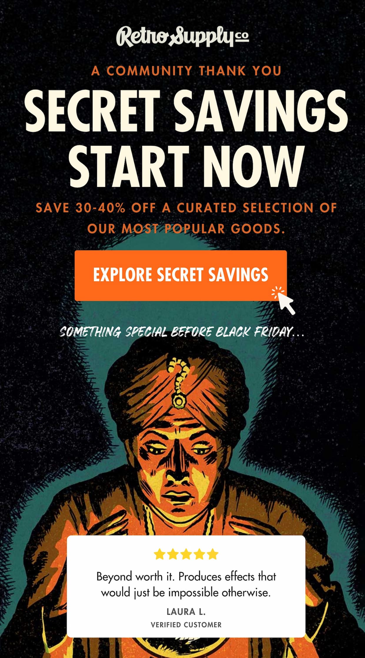 Secret Savings Start Now Secret Savings Start Now