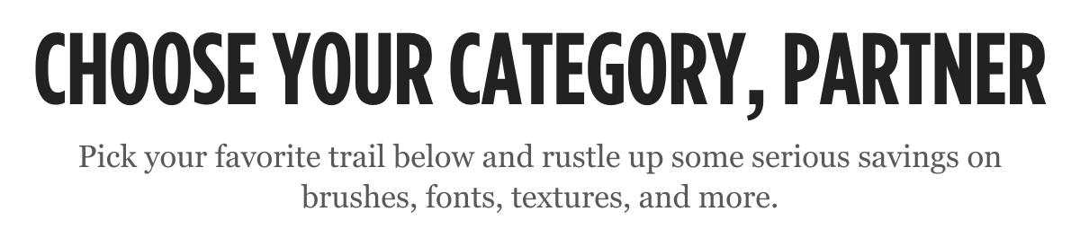 Choose Your Category, Partner