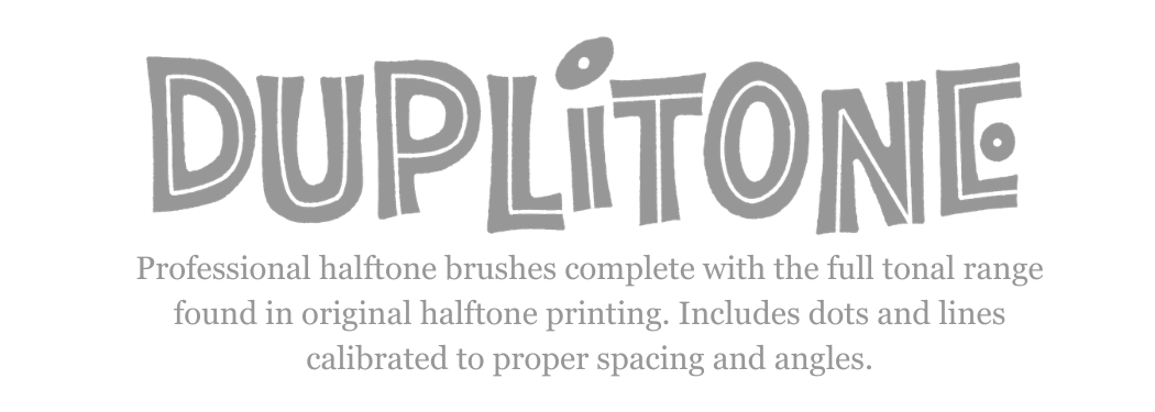 Duplitone Pro Halftone Brushes