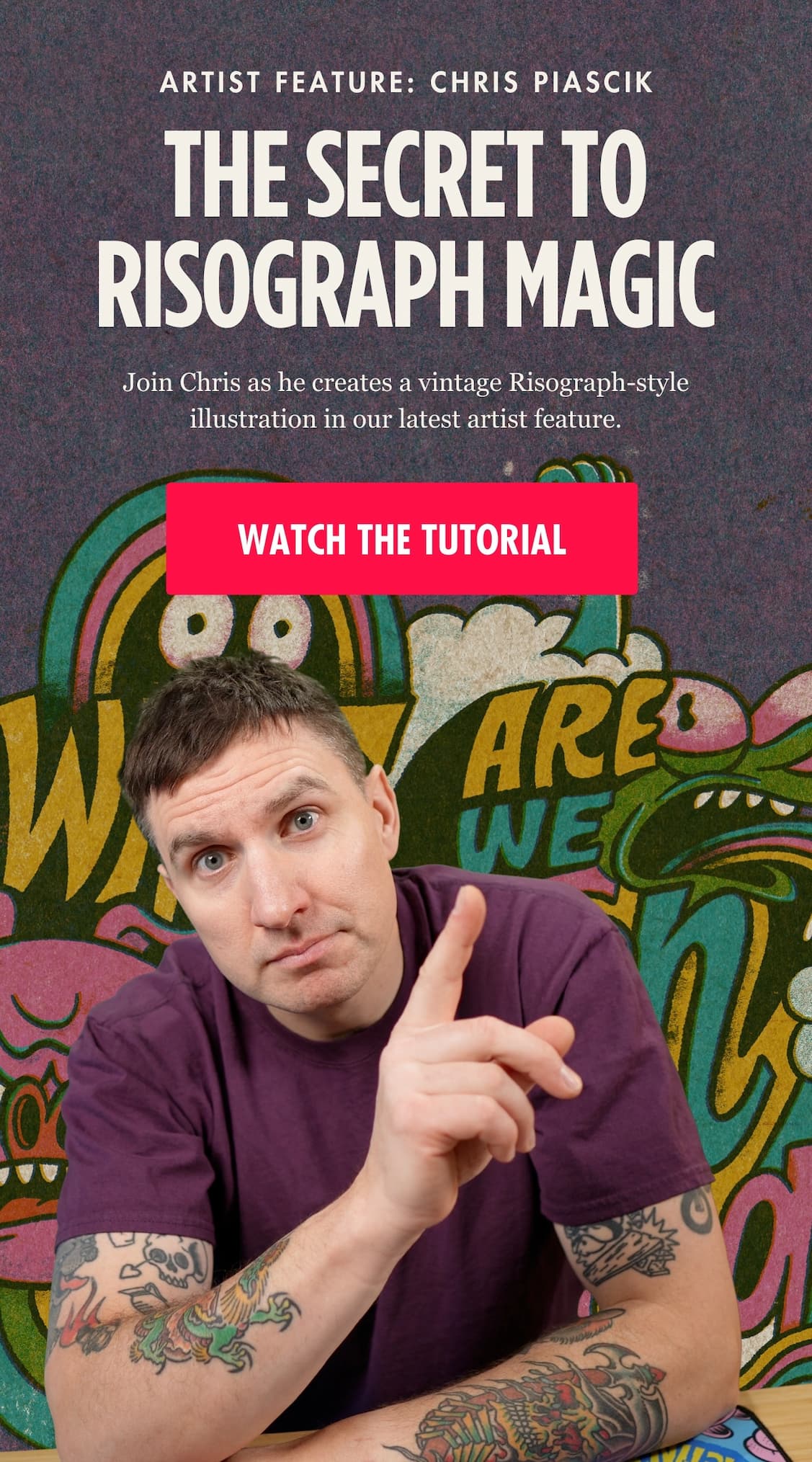 Artist Feature: Chris Piascik - The Secret to Risograph magic