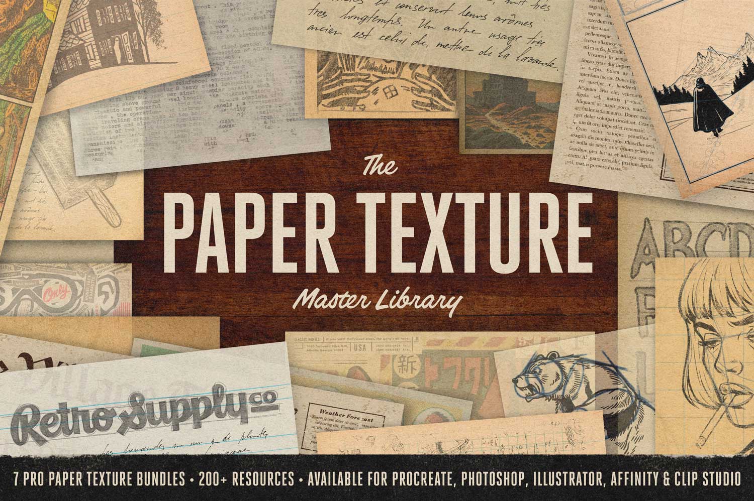 The Paper Texture Master Library