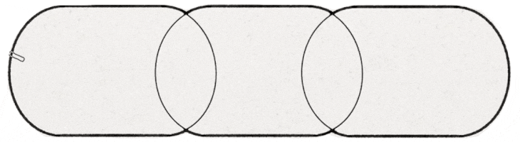 Three pills with Chromatone marker demonstration of textures and overlays