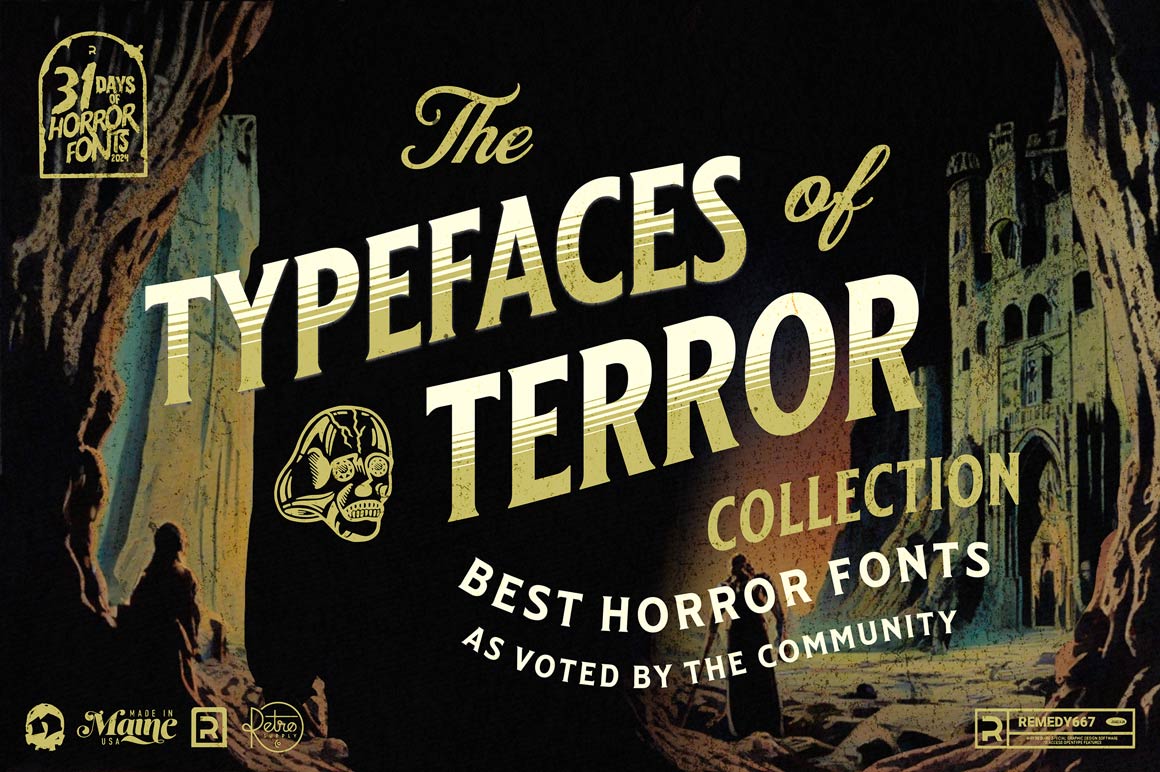 Image of The Typefaces of Terror Collection