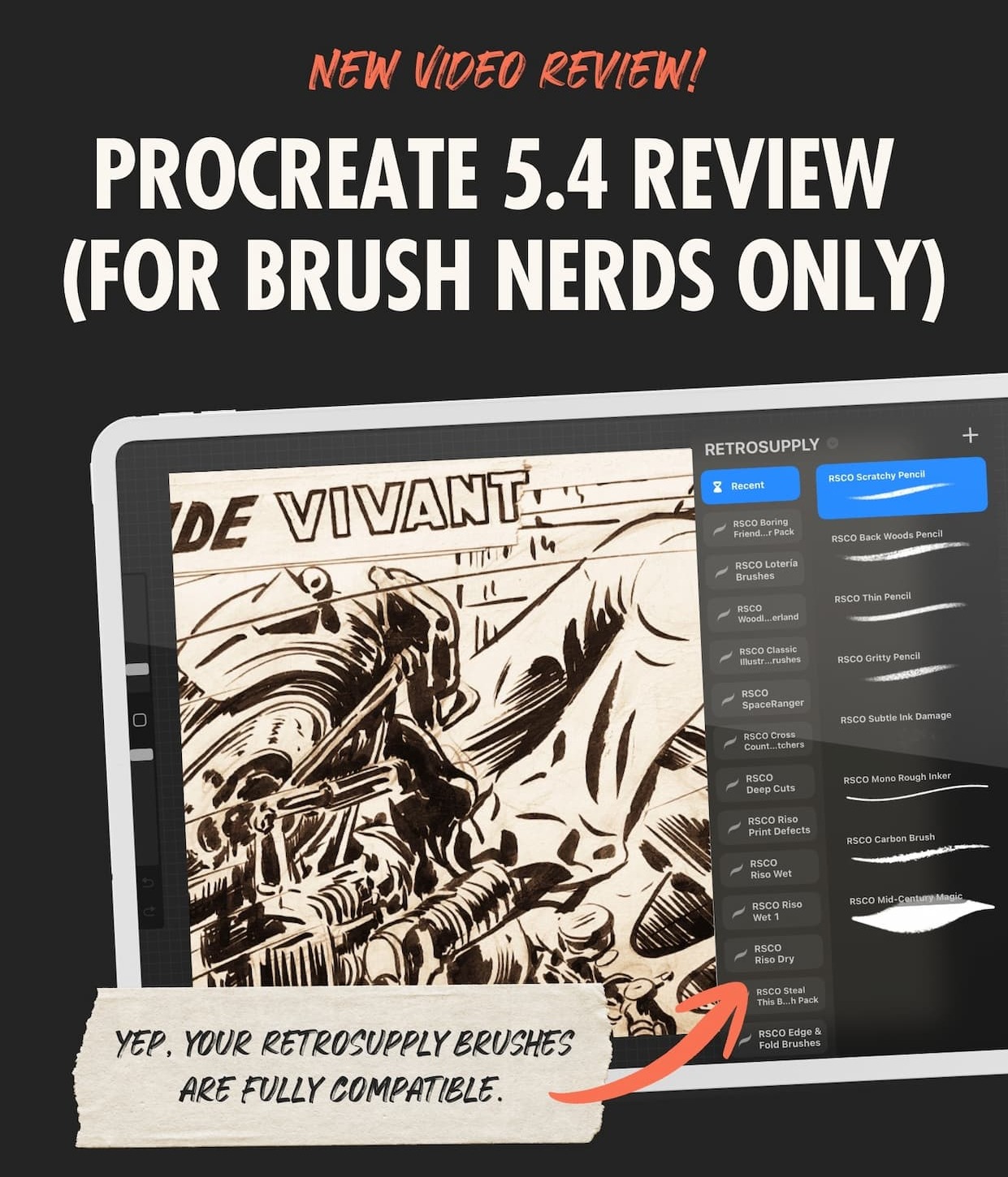 Procreate 5.4 Review (For Brush Nerds Only)
