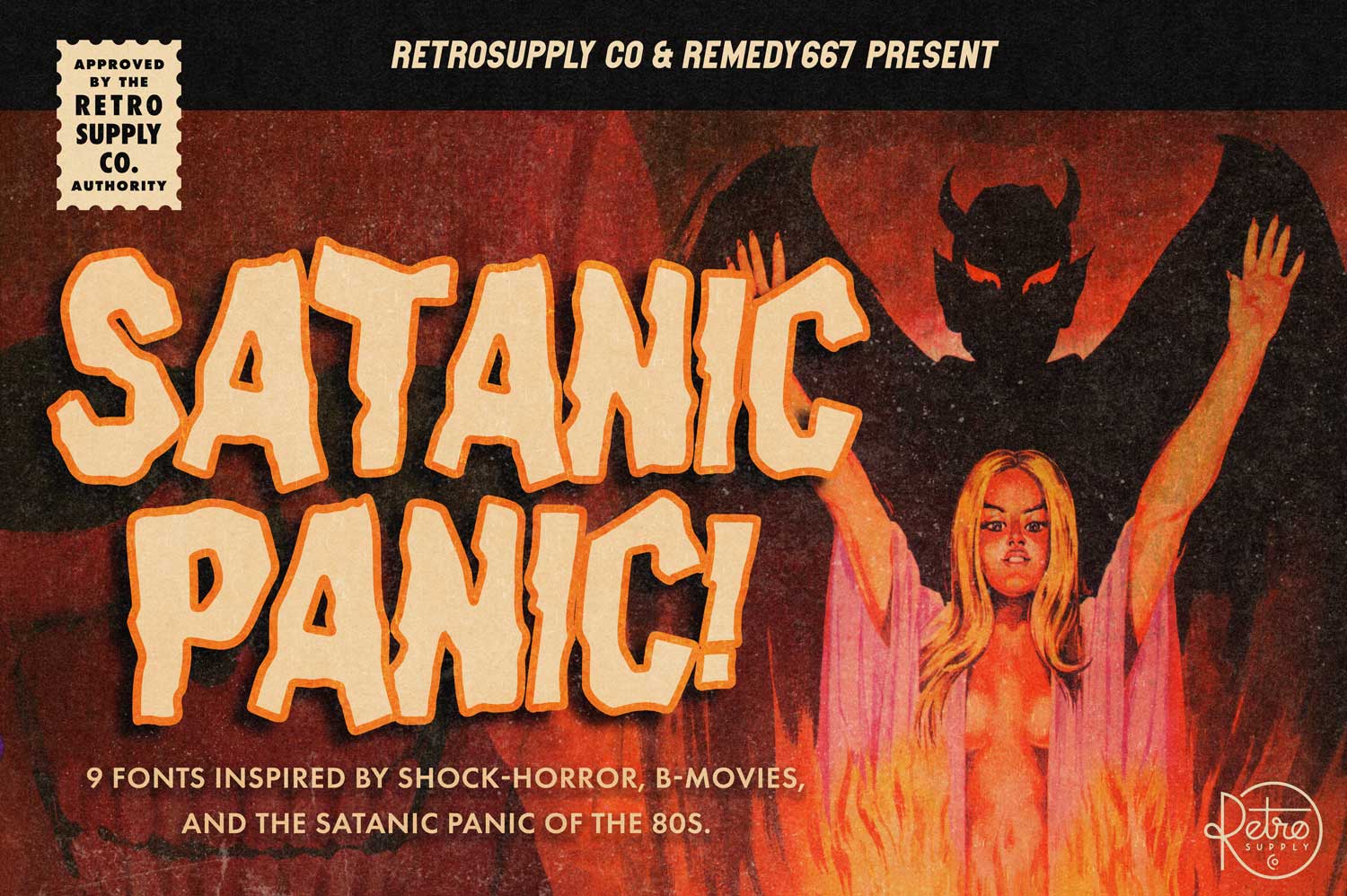 The Satanic Panic Font Bundle
