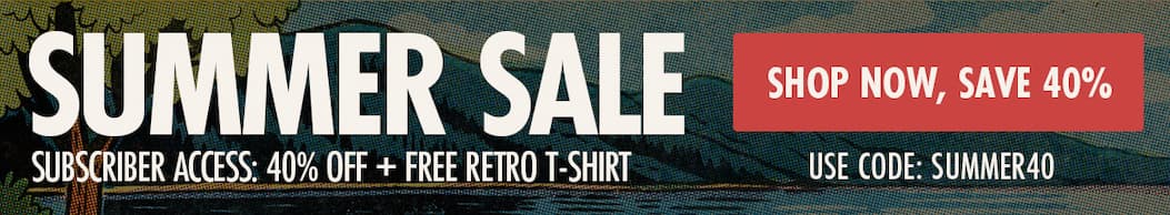 Summer Sale 2025 - 40% Off and a Free Staff T-Shirt