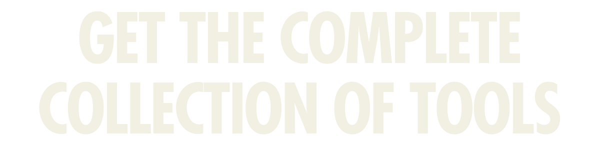 Like the Tools We Used in This Tutorial?