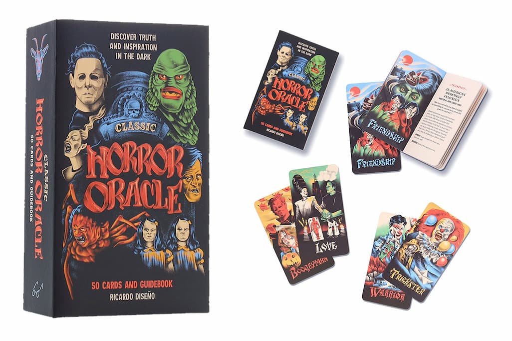Classic Horror Oracle Cards and Guidebook