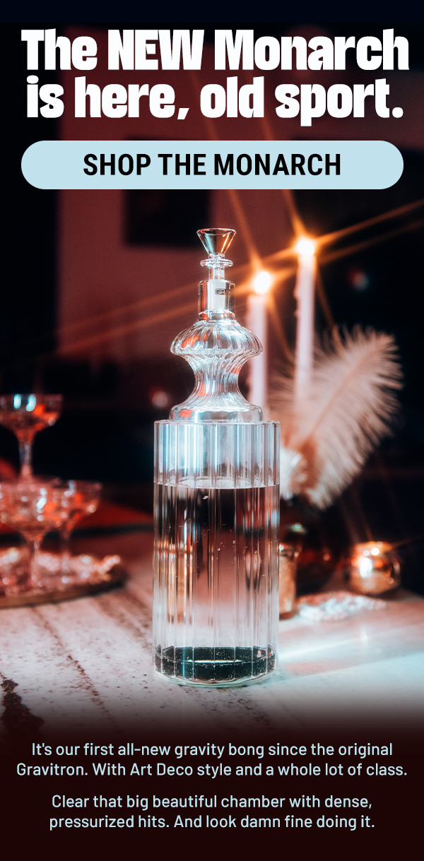 Presenting the New Monarch Gravity Bong👑 GRAV