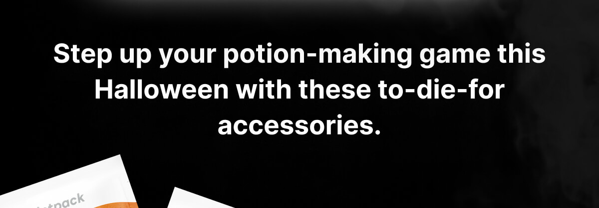 Step up your potion-making game this Halloween with these to-die-for accessories.