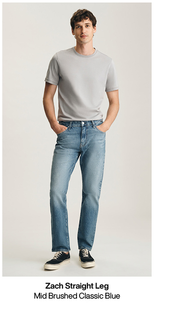 Zach mid brushed classic blue