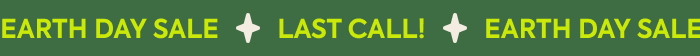 Earth Day Sale
